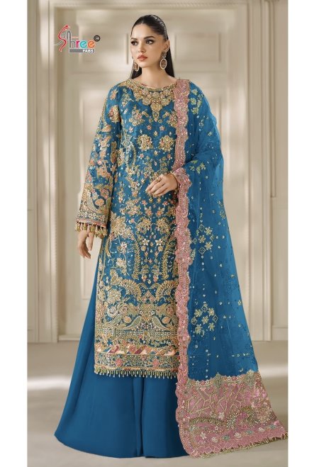 Sf 5569 I To L By Shree Chiffon Pakistani Salwar Suits 